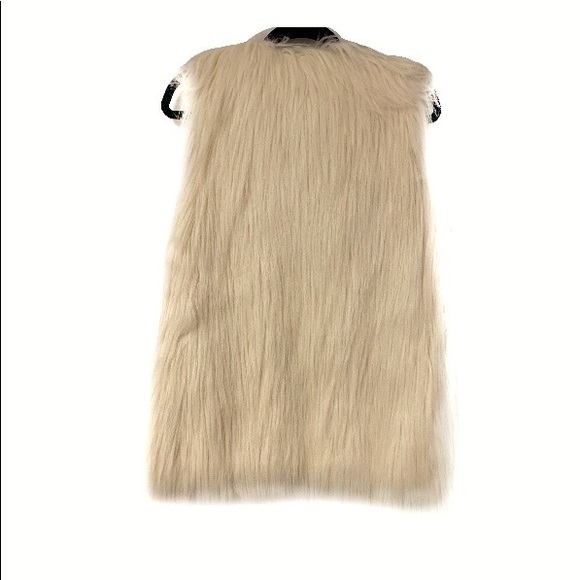 Unreal Fur play vest cream ivory vegan Medium - Picture 7 of 14